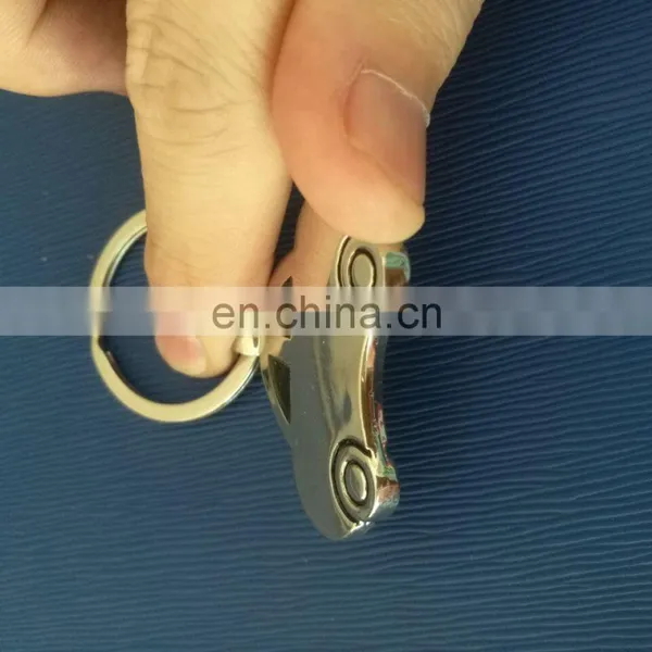 Iron Car Shape Key Chain With Key Ring photo-2