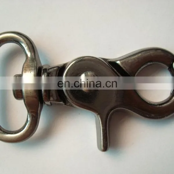 Custom Logo/size/color Metal Snap Hook Gold Snap Metal Keychain photo-5