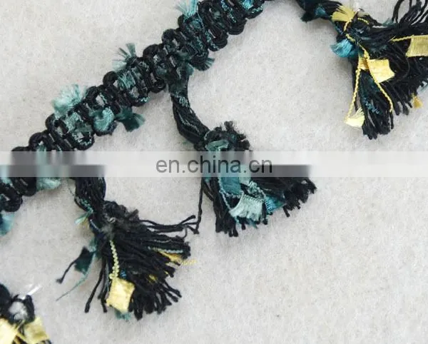 Top Fashion Multico Design Pompom Fringe Tassel Trim for Winter Season Garments photo-6
