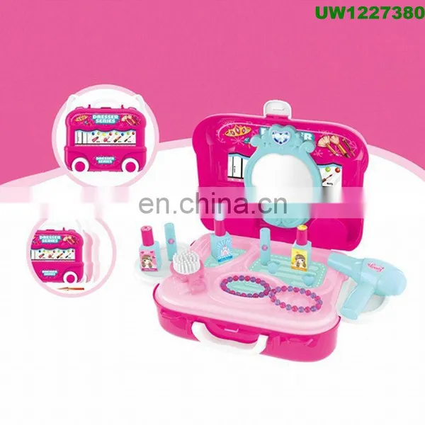 Role Play Jewelry Kit for Girls Toy Set Princess Suitcase Gift for Kids Children 3 Years Old photo-5