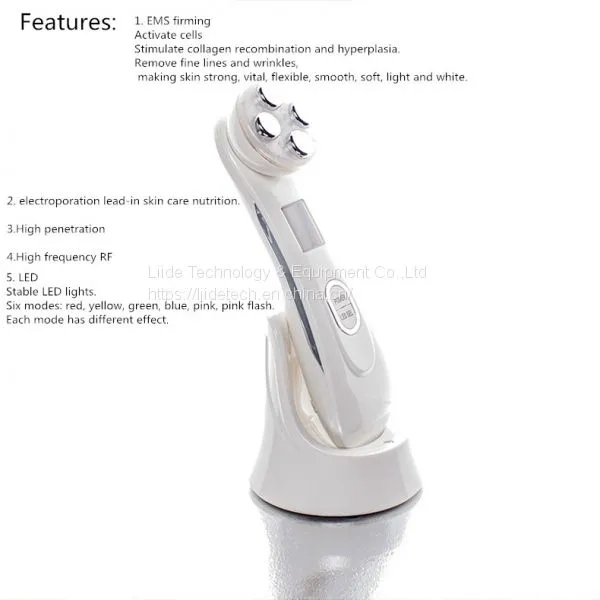 Household Multiple EMS Electroporation Radio Frequency Beauty Instrument photo-2