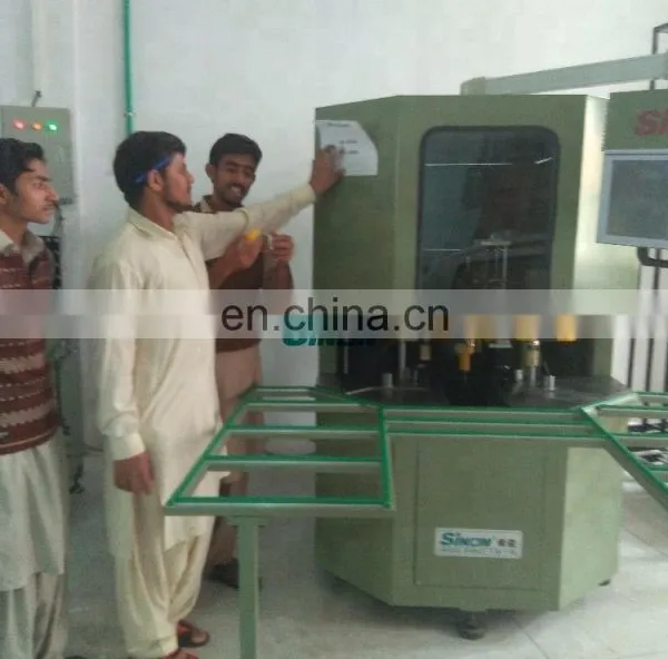 CNC Automatic 3 Tools PVC Window Corner Processing Machine photo-4