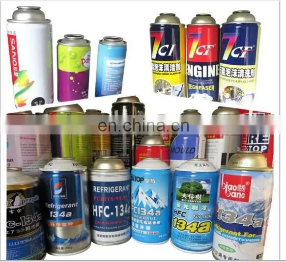 5 Color CMYK Printing Cosmetics Aerosol Spray Can TIN BOX