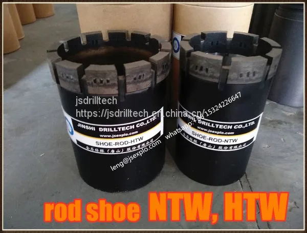 HTW Drill Rod Shoe Bit, Impregnated Diamond Core Drill Bits, Exploration Drilling, Rock Coring, Geotechnical Drilling Bits photo-2