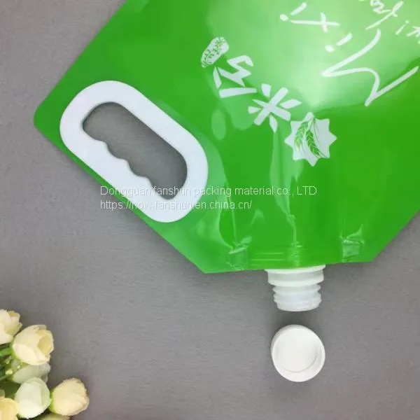 Composite High Quality Rice Packaging Bag _ Portable Food Plastic Color Printed Rice Fragrance Rice Bag Suction Bag photo-4