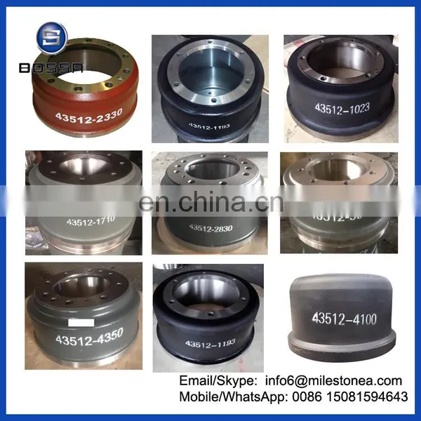 10 Holes Heavy Truck Brake Drum 1599968 for Truck photo-3
