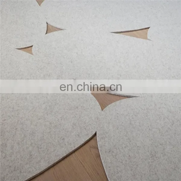 Eco Friendly Boho Cut Out Modern Design Contemporary Bedroom Rug photo-4