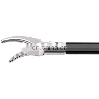 Geyi Autoclavable Abdominal Surgery Laparoscopic Curved Bipolar Forceps With Cable photo-5