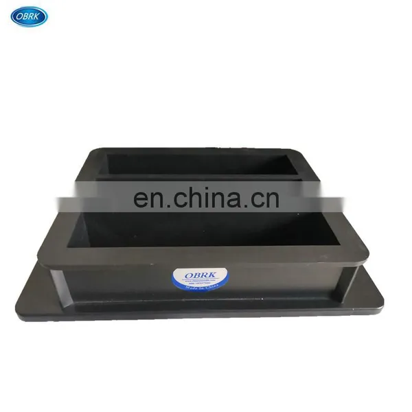 Three Gang 40*40*160cm Black Plastic Concrete Cube Mould(molds) photo-2