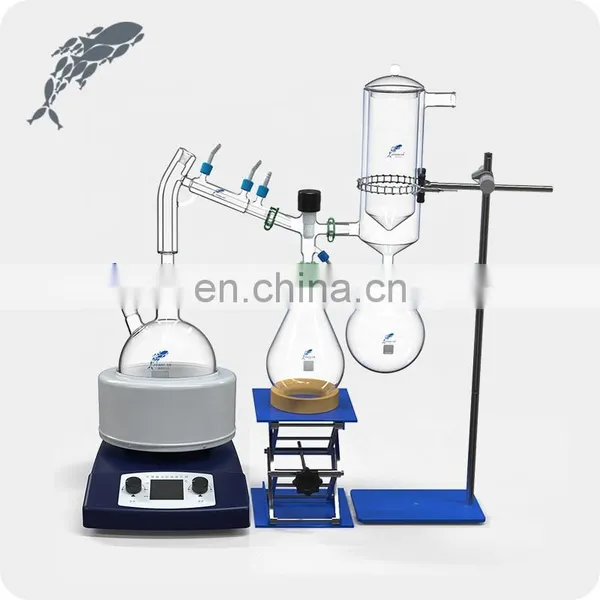 AKMLAB 2l 5l Glassware Short Path Distillation Set With Cold Trap photo-3