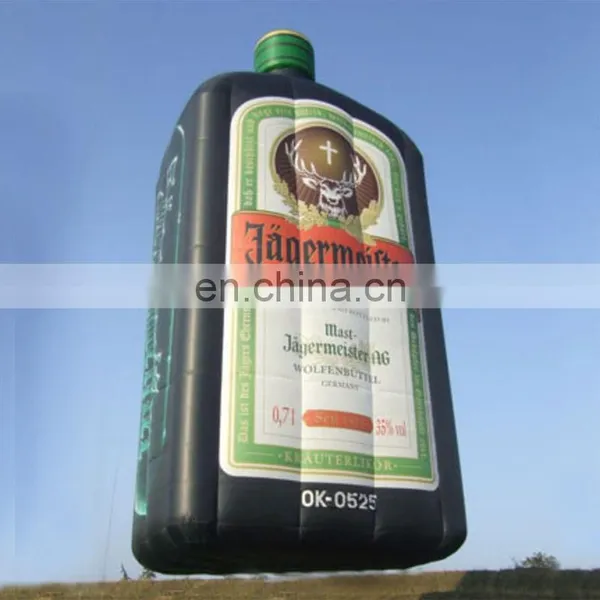 Giant Advertising Inflatable Jagermeister Bottle Inflatable Vodka Bottle