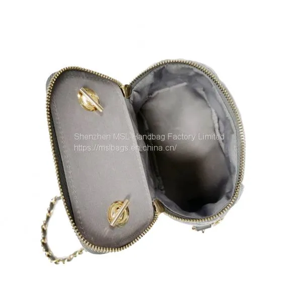 Low MOQ Fashion Designer Quilt Bag Soft Velvet Pear Studs Top Zipper Hot Sell Chain Shoulder Crossbody for Women 2020 Handbag photo-3