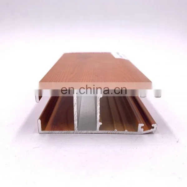Aluminium Windows China Wood Grainy Profile Aluminum 6063 Window photo-4