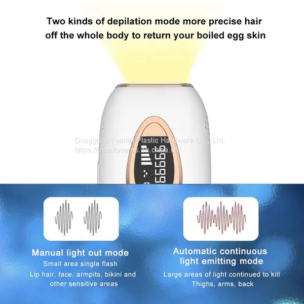 Free Sample Dropshipping IPL Laser Hair Remover Machine Device Permanent Mini Laser Hair Removal photo-2