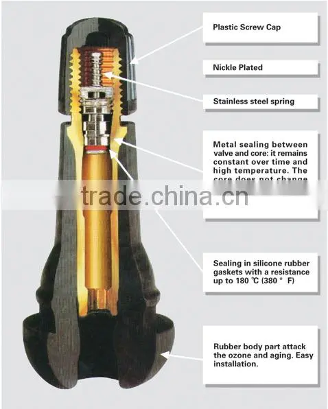 JINGYI 2016 High Wholesale Tubeless Clamp-in Tire Valve photo-3