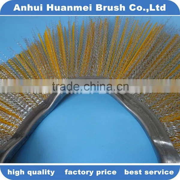 Steel Mixed Poly Wire Street Sweeping Brush For Backhoe Loader photo-3
