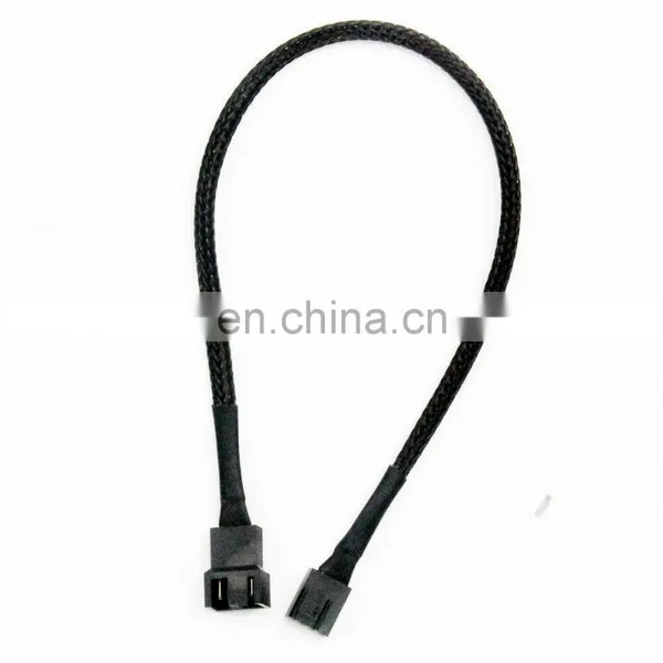 4 Pin PWM Fan Cable to 2 / 3 / 4 Ways PWM Sleeved Computer Case Fan Power Y-Splitter Adapter Cable Extension Cable photo-3