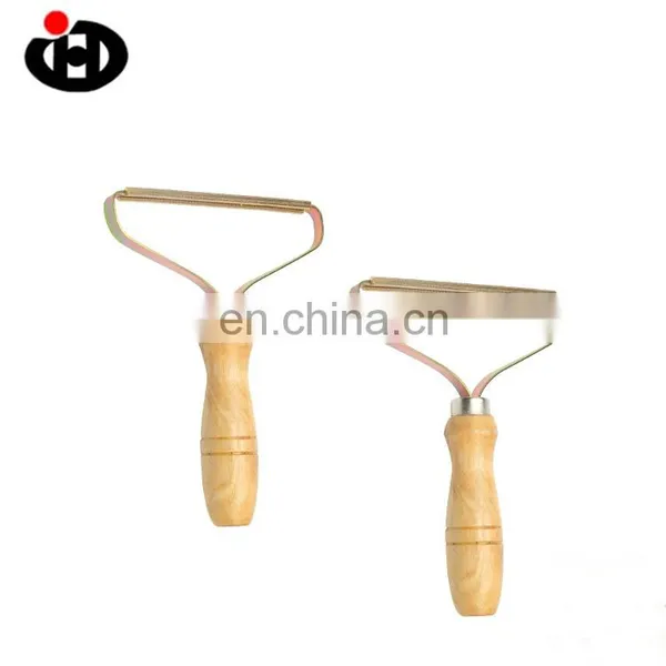 Jinghong TikTok Same Style Wooden Handle Pure Copper Lint Remover photo-2