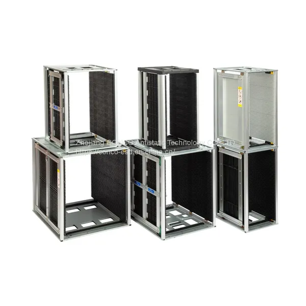 ESD Slot Stopper for SMT PCB Magazine Rack Antistatic Locking System PP Plastic Materials photo-4