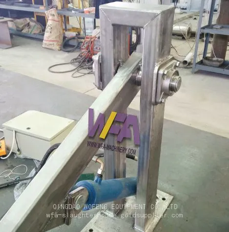 Easy Install Sheep Slaughter House Hydraulic Skinning Machine For Goat Slaughtering photo-5