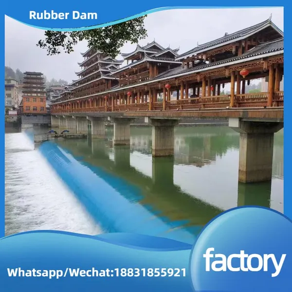 Automatic Inflatable Rubber Dam for Flood Control and Water Diversion photo-2