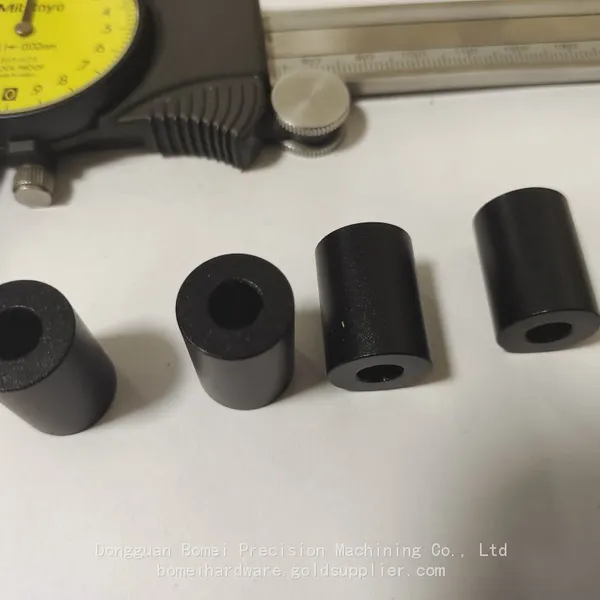 CNC Aluminum Sleeve Bushing Black Anodized Cylinder Tube Spacer photo-2