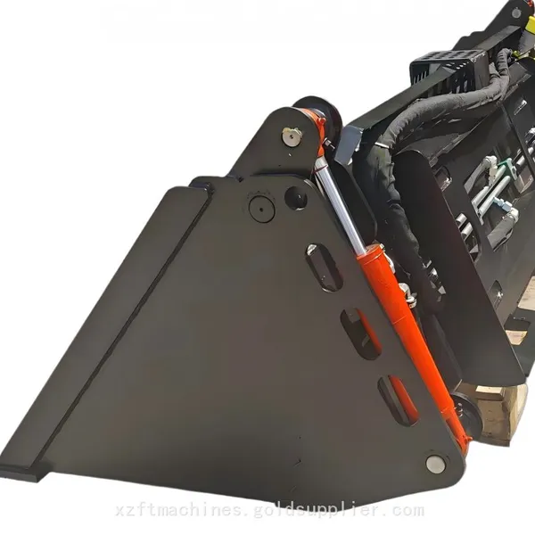 Skid Steer Loader Attachment Hydraulic Bucket 4 in 1 Buckets photo-3