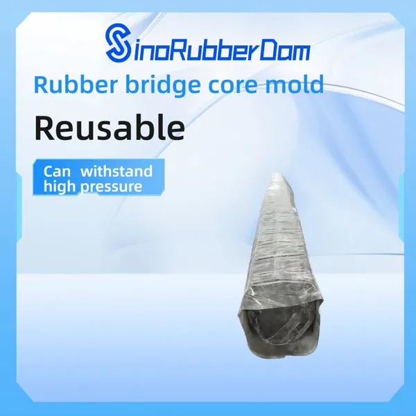 Molde de goma inflable flexible para hormigón prefabricado