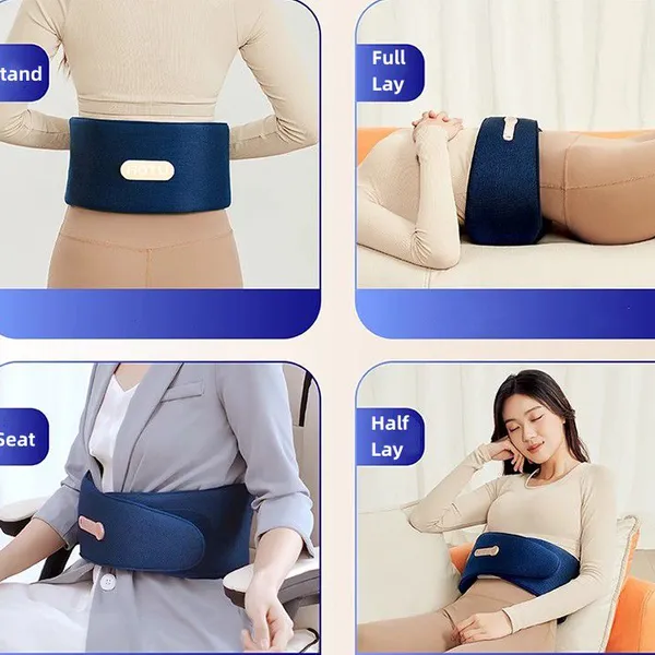 Rechargeable Waist Massage Belt With Airbag Compression and Heating MH-BY43 photo-4