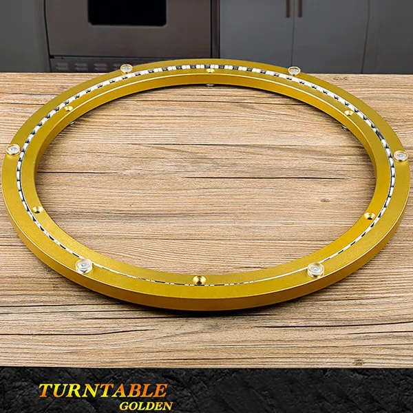 24 Inch Turntable Base for Dining Table | Low Noise Turntable Bearings | Low Noise Swivel Plate Base photo-2