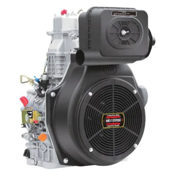 Factory 18HP 1105F Air Cooled Single Cylinder Diesel Engine 4 Stroke Vertical Diesel Power Engine With Electric Start photo-3