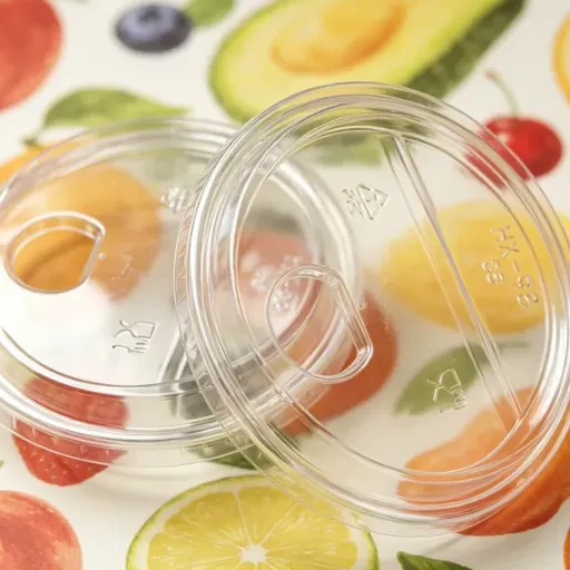 Clear Dome Smoothie Disposable Cup Lids photo-3