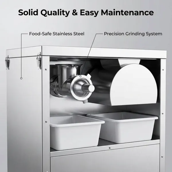 QJR-400 Industrial Electric Meat Grinder Machine Professional Meat Slicer Mincer Shredder for Large Scale Food Factory photo-3