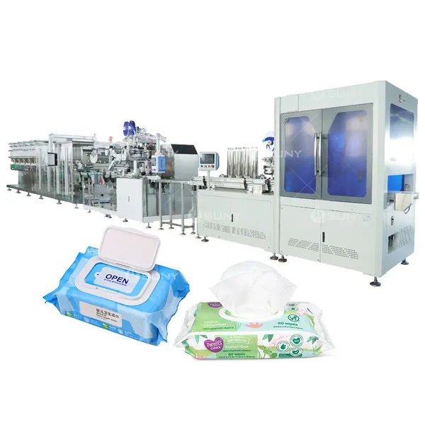 Full Automatic 12 Lanes Twin Rolls Wet Wipes Making Machine photo-4