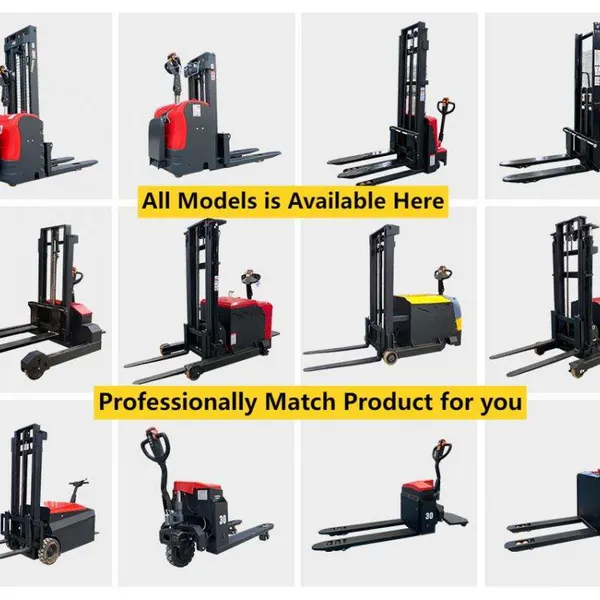 Factory Outlet Walkie Stacker 1t 1.5t 2t 1000kg 1500kg 2000kg Electric Pallet Stacker photo-5