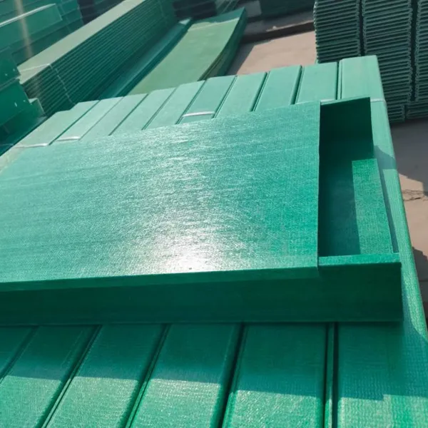 Heavy Duty FRP Perforated Cable Tray, 500mm Width, 3m Length, 1000kg/m Load, 1.5mm Thickness, Fire Retardant photo-2