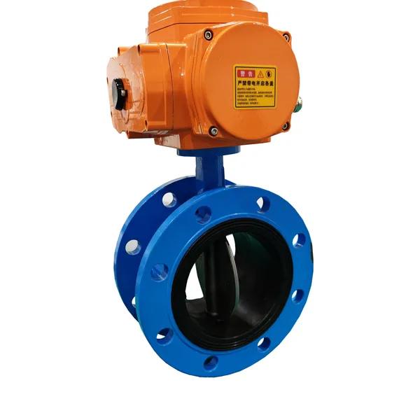 IP67 wasserdichte elektrische Absperrklappe mit 220V AC Antrieb für Industrierohrleitungen