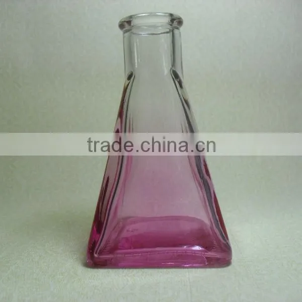 Glass Aromatherapy Diffuser Bottle Pink Colour photo-3