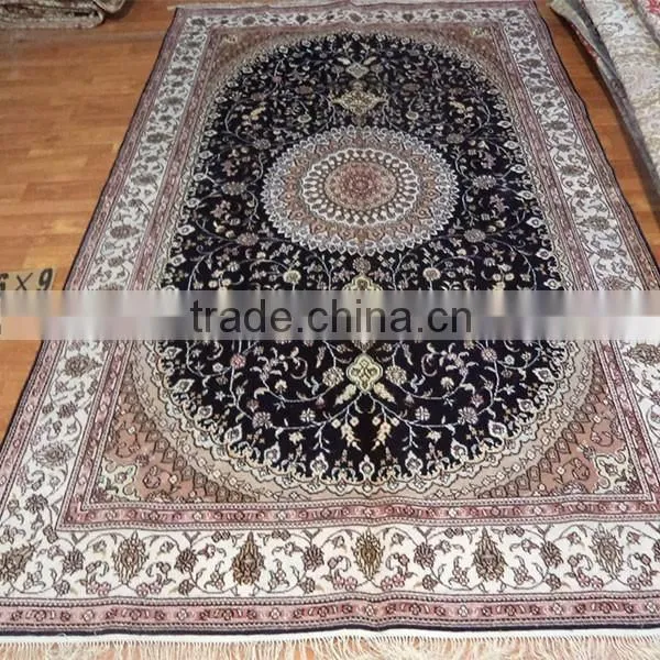 6X9ft Handmade Silk Persian Carpets and Cheap Cotton Rugs photo-3