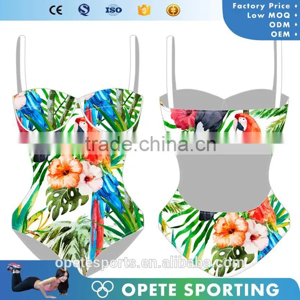 (OEM ODM FACTORY)Wholesale Women Swimwear /Swim Bathing Suit/One Piece Swimsuit photo-3