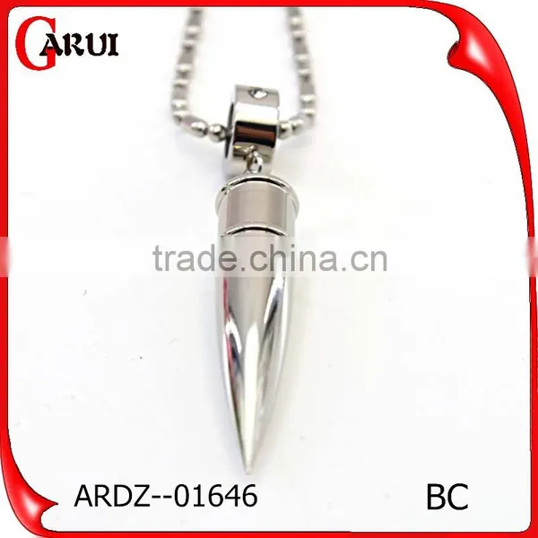 China Jewelry Wholesale Hand Made Jewelry Pen Head Steel Pendants photo-4