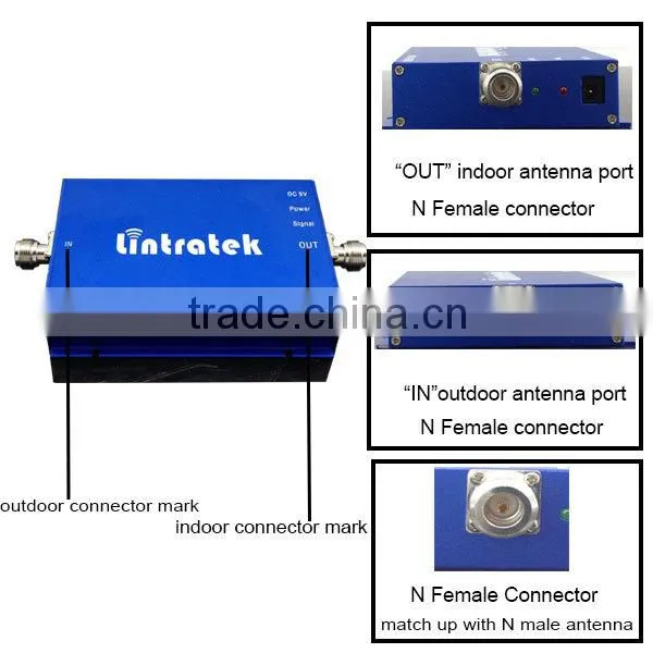 Lintratek 17dBm Single System GSM Repeater/900 Mobile Phone Signals Booster photo-4