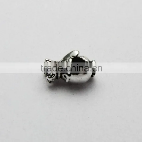Wholesale Diy Anti-Silver Crown Penguin Shape Large Hole Metal Beads for Bracelets and Necklaces photo-3