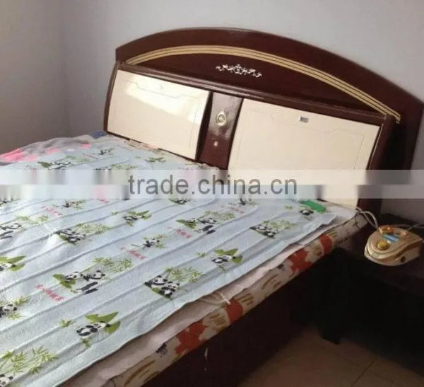 Greek Customer Visit Our Hongkong Exhibition for Polyester Electric Blanket With CE,ROHS Certification photo-3