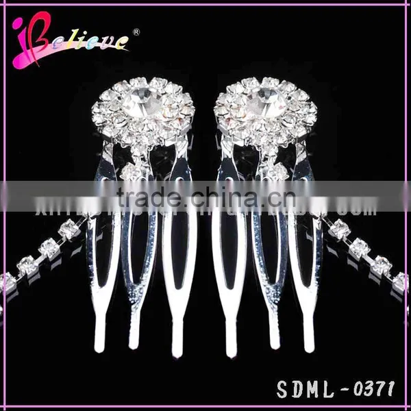 Bling Bling Crystal Bridal Headpiece Luxury Hair Jewelry Rhinestone Chain Head Jewelry photo-2