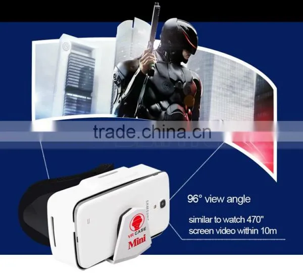 Portable Universal Virtual Reality Headset Mini VR Box Glasses Case For Android IOS Mobile Phone photo-6