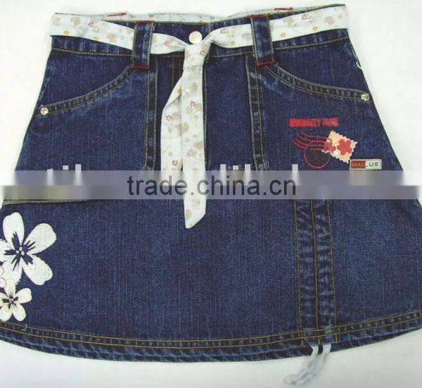 Girls Denim Skirt
