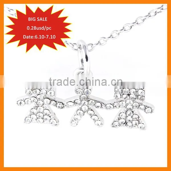Alloy Pendants Cheap Alloy Pedants Glass Stone Zinc Alloy Flower Pendant photo-2