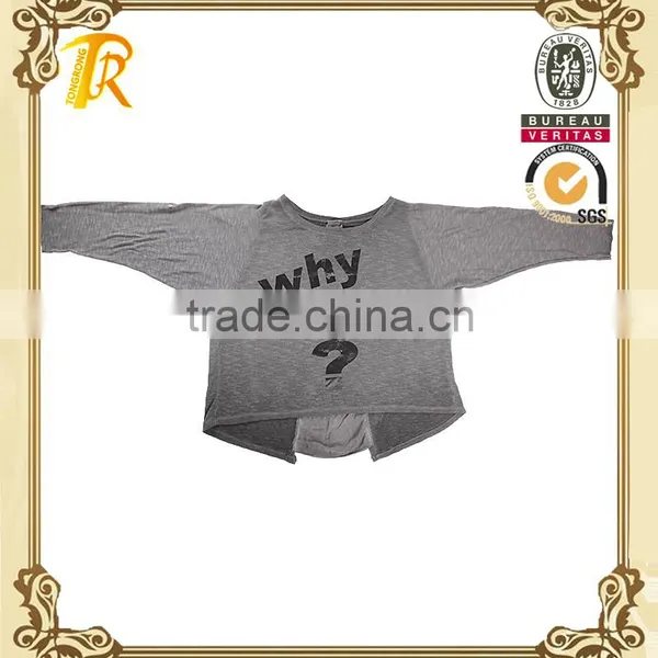 Grey Monica Fashion Lady Short Lure Tops Dress/female Garments Design