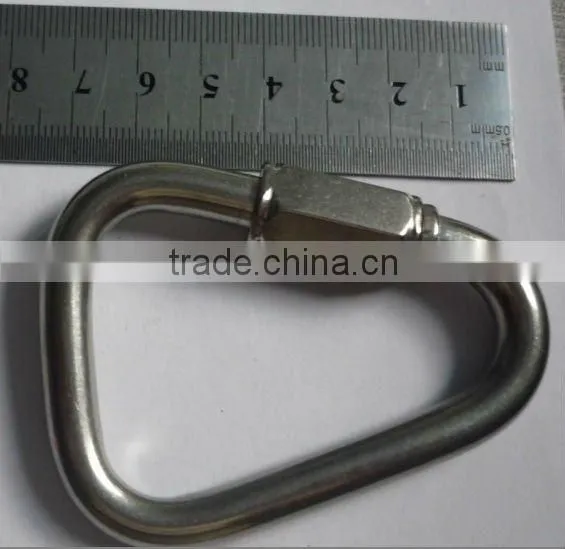 Steel Electric Galvanized Pear Shaped Quick Link Produced Carabiner Rigging Hardware Manufacturer photo-3